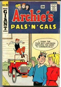 Archie's Pals 'n' Gals #25 1963-MLJ-Betty-Veronica-Giant issue-pin-ups-G/VG