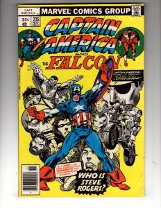 Captain America #215 (1977) 7.0-7.5 WHO IS STEVE ROGERS? / EC#3