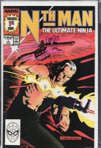 Nth Man the Ultimate Ninja #2 Direct Edition (1989) Nth Man