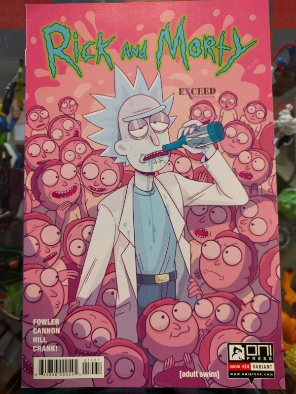 RICK AND MORTY #14 JESSE JAMES COMICS EXCEED EXCLUSIVE COVER ONI PRESS NM