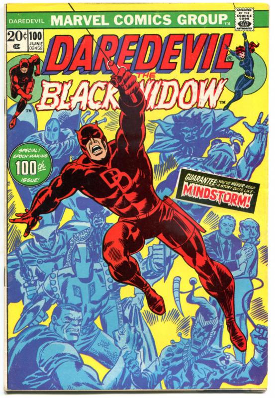 DAREDEVIL #100, FN, Gene Colan, Black Widow, 1964, more DD in store