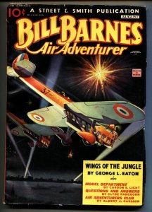 BILL BARNES AIR ADVENTURER August 1935-Pulp magazine-Canadian variant-High Grade