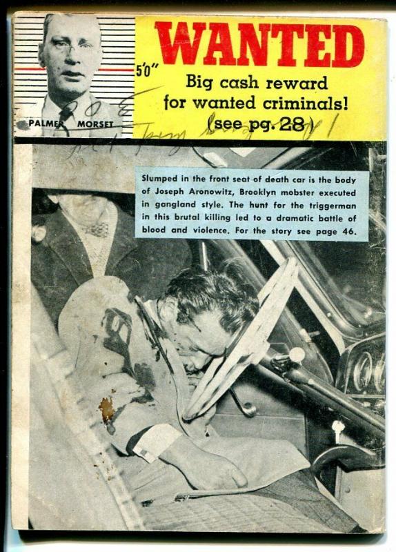 Wanted 6/1955-weird terror-Manhattan Manhunt-stripper-violence-very rare-VG/FN