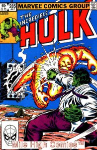 HULK  (1962 Series) (#1-6, #102-474, #600-635)(INCREDIBLE)(MV) #285 Good