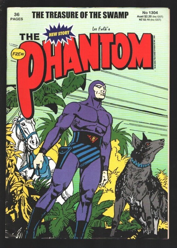 Phantom #1304 2001-Created by Lee Falk-The Treasures of the Swamp-FN