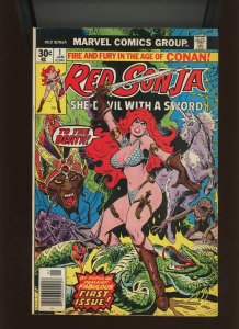 (1977) Red Sonja #1: BRONZE AGE! KEY ISSUE! 1ST SOLO SERIES! (6.0/6.5)