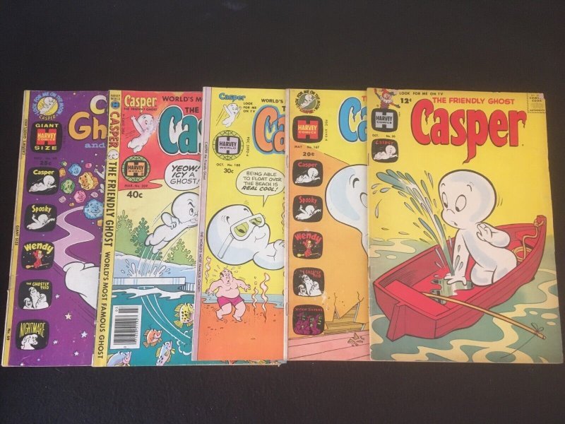 CASPER THE FRIENDLY GHOST #50, 167, 188, 209, CASPER'S GHOSTLAND #69