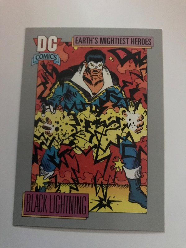 BLACK LIGHTNING #35 card : 1992 DC Universe Series 1, NM/M, Impel, T VonEden art