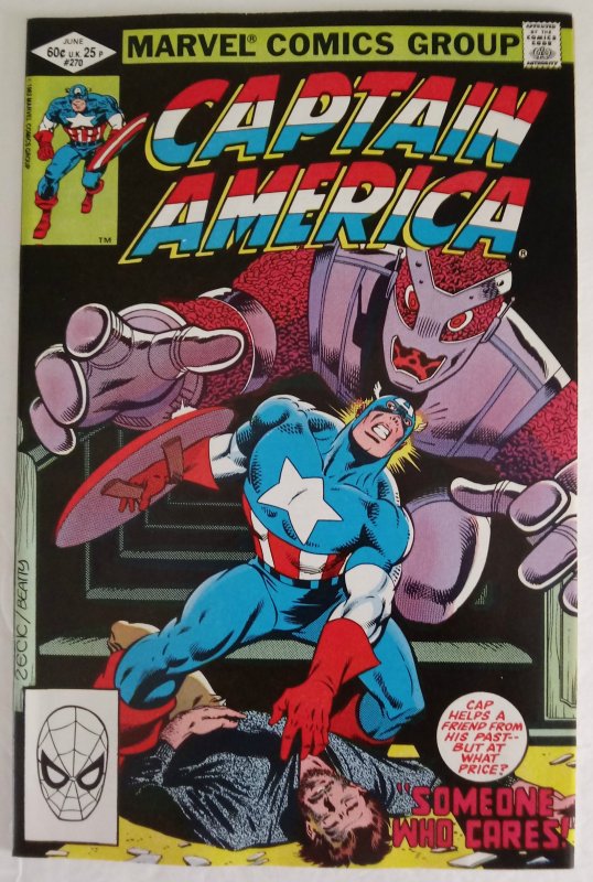 CAPTAIN AMERICA #270 (1982) Marvel Comics ID#MBX2