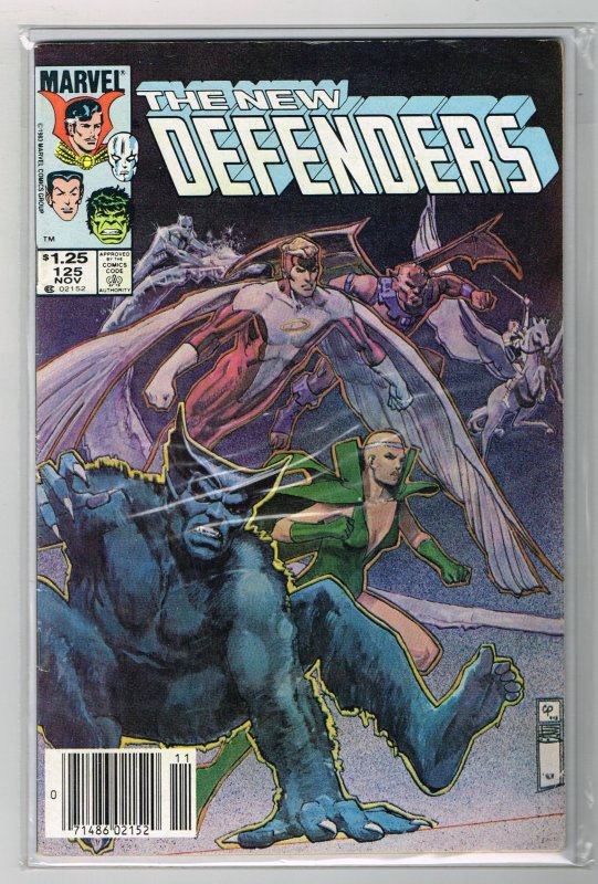 The New Defenders #125   (1983) Canadian Variant NEWSSTAND Copy