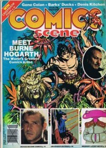 ORIGINAL Vintage 1982 Comics Scene Magazine #5 Burne Hogarth
