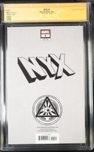 NYX (2024) # 1 (CGC 9.8 SS) Signed Kaare Andrews *  Marvel Comics * Virgin
