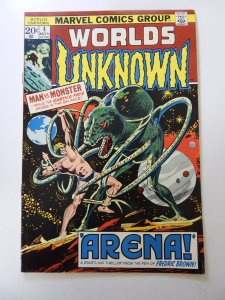 Worlds Unknown #4 (1973) VF condition