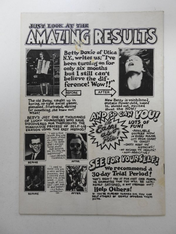 Zap Comix #1 (1968) 3rd Printing Solid VG Condition!