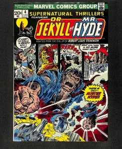 Supernatural Thrillers #4 Dr. Jekyll and Mr. Hyde! Ron Wilson Cover Art!