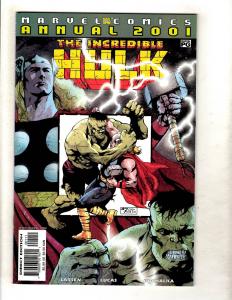 9 Incredible Hulk Marvel Comic Books # 466 504 37 39 41 43 44 46 Annual 01' J327