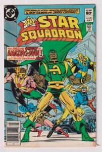 DC Comics! All-Star Squadron! Issue #23! 1st app. and origin of Amazing Man! 