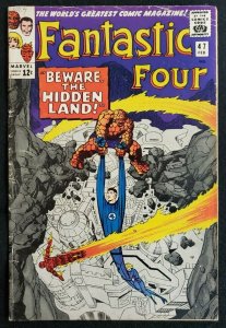 Fantastic Four #47 1st app Maximus Inhumans Lee Kirby 1966 Marvel GD/VG