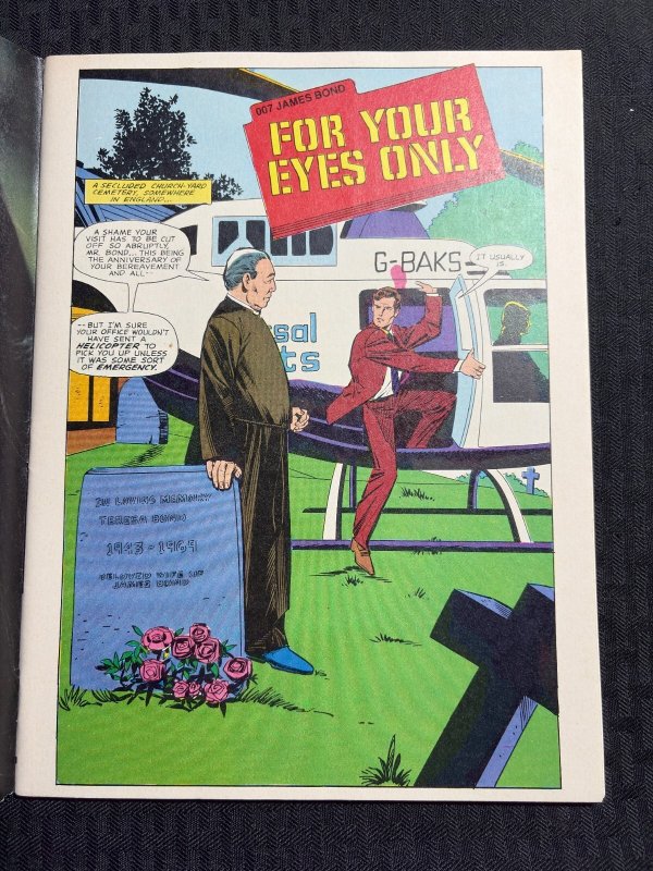 1980 Marvel Super Special #19 VF- 7.5 James Bond 007 For Your Eyes Only