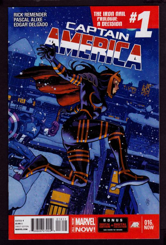 Captain America #16 (2013 Series)   9.4 NM