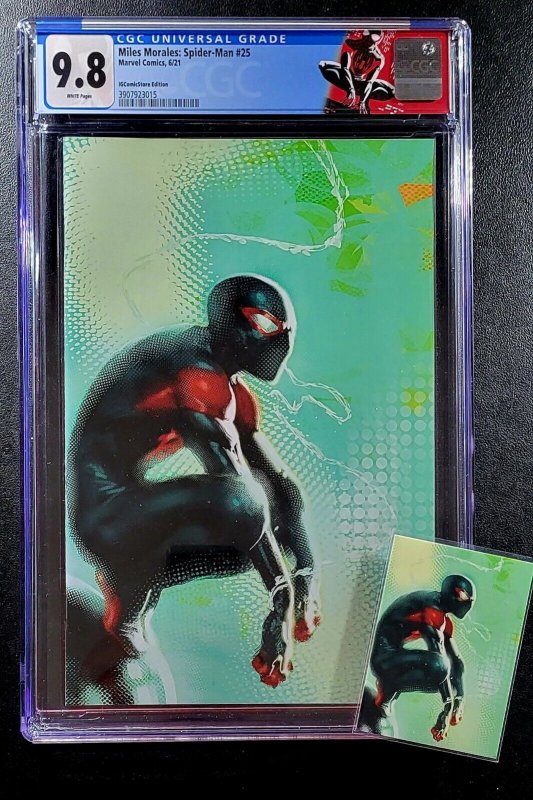 ?? Miles Morales Spider-Man #25 ? CGC 9.8 Dell'Otto Virgin Variant IGC  LE800