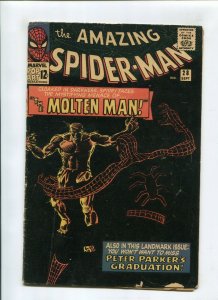 AMAZING SPIDERMAN #28 (3.0) *THE FISHERMAN COLLECTION* 1ST MOLTEN MAN 1965