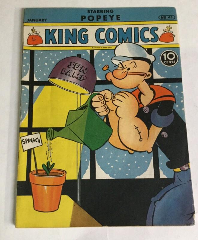 King Comics 45 Popeye 5.0 Vg/Fn Very Good Fine King Features Syndicate