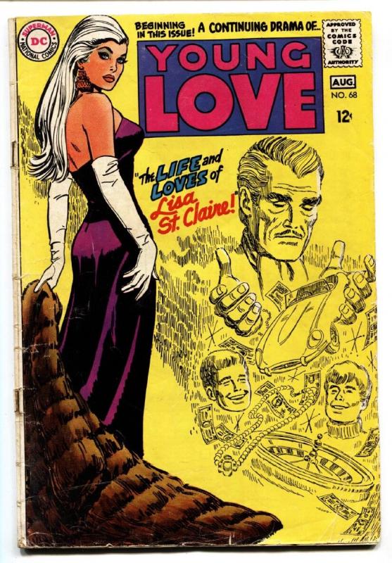 YOUNG LOVE #68 G DC ROMANCE-GOOD ISSUE-Lisa St. Claire