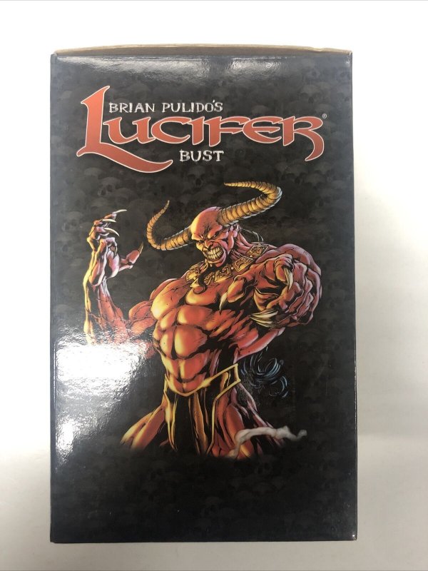 Lucifer Bust (2001) Size: 7 Statue | Brian Pulido|Chaos Comics| Eternal Toy-COA