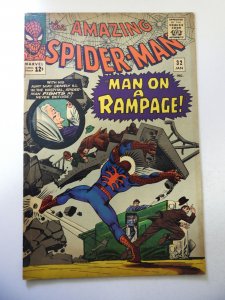 The Amazing Spider-Man #32 (1966) VG/FN Condition small moisture stain bc