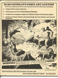 Russ Cochran's Comic Art Catalog #6 1981-Jim Ivey's copy-Jack Davis-Wally Woo...