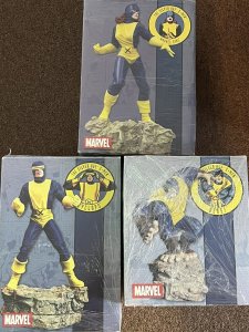 Diamond Select Silver Age X-Men Diorama Statue Set of 5 w/Marvel Girl, Angel