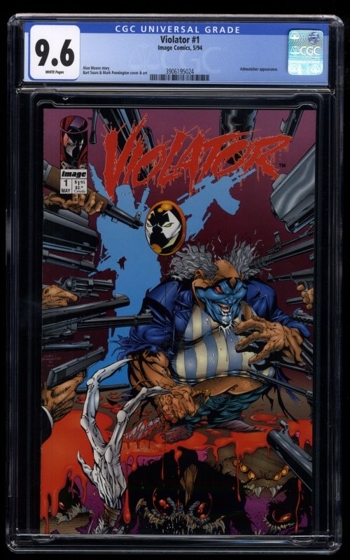 Violator #1 CGC NM+ 9.6 White Pages