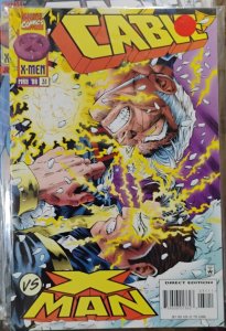 Cable # 31 1996  Marvel disney    NATHAN SUMMERS vs  nate gray x-man