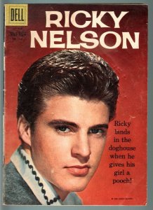 Ricky Nelson Four Color Comics #1115..Dell..1961..Portrait photo cover..TV. G/VG