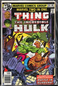 Marvel Two-in-One #46 (1978) The Thing