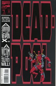 Deadpool #1 The Circle Chase (1993) VF+ 8.5 Marvel Comic Book