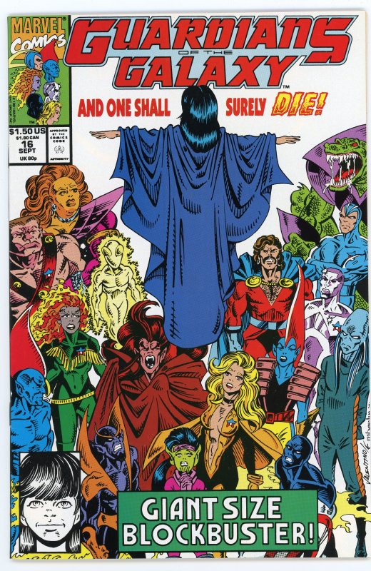 Guardians of the Galaxy #16 (1990 v1) Jim Valentino NM