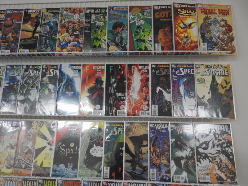 Huge Lot of 140+ Comics W/ Green Lantern, Hawkman, Spectre Avg VF Condition!