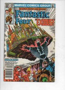 FANTASTIC FOUR #240, VF, InHumans, Exodus, 1961 1982, Marvel, more FF in store