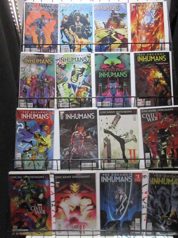 Inhumans 2014-15 Marvel Lot 36Diff Uncanny + Inhuman Blackbolt to Karnak to Hive