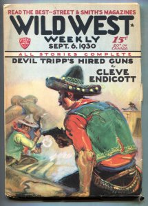 Wild West Weekly 9/6/1930-Billy West-Remington Schuyler-High Grade Pulp Magazine