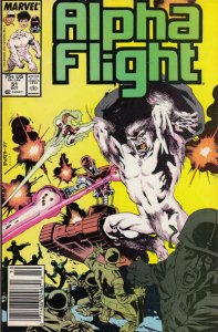 Alpha Flight (1st Series) #51 (Newsstand) FN ; Marvel | Jim Lee