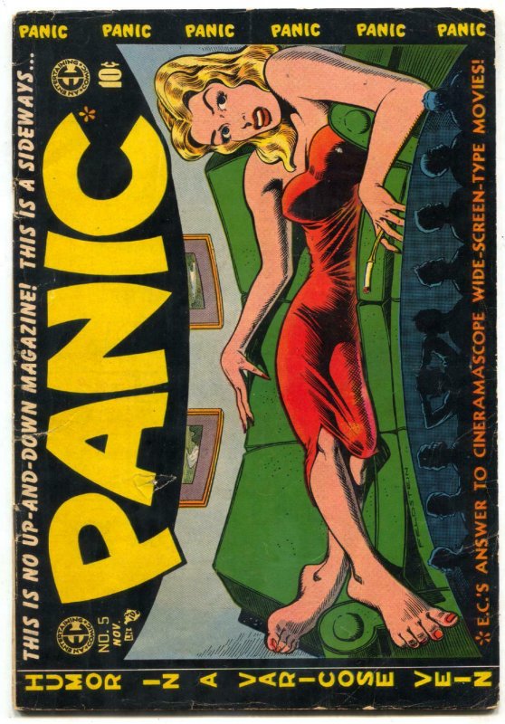 Panic #5 1954- EC Comics-Bill Elder-Wally Wood-VG