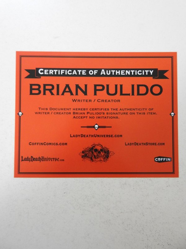 Lady Death: Scorched Earth (2019) NM Condition! Signed W/ COA!