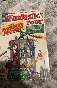Fantastic Four #26 (1964)Avengers/FF vs the hulk Nice Fn+ copy