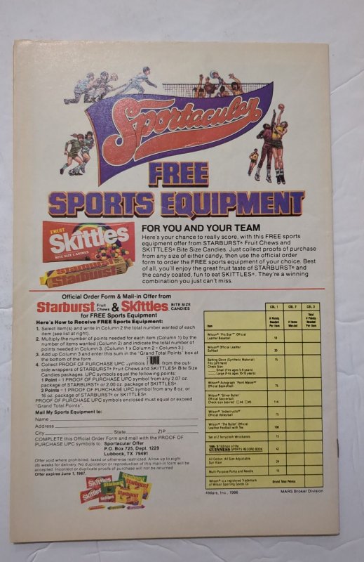 The Uncanny X-Men #211 (1986) Anniversary Border F/VF 7.0