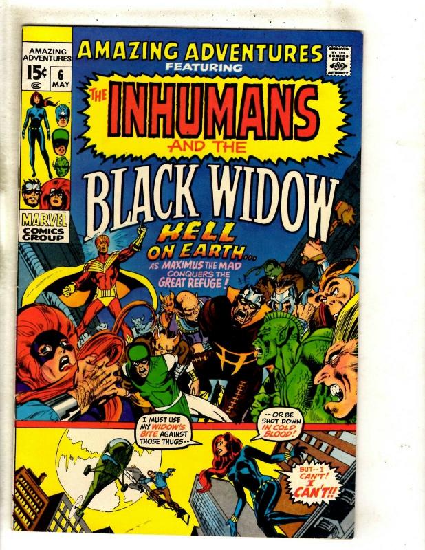 8 Marvel Comics Inhumans 2 9 10 11 Amazing Adventures 6 Jones 2 3 Invaders JF14