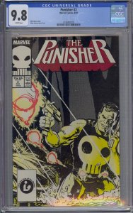 PUNISHER #2 CGC 9.8 KLAUS JANSON WHITE PAGES