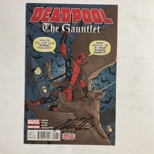 Deadpool The Gauntlet 1 2014 Signed by Frank Cho Marvel NM near mint